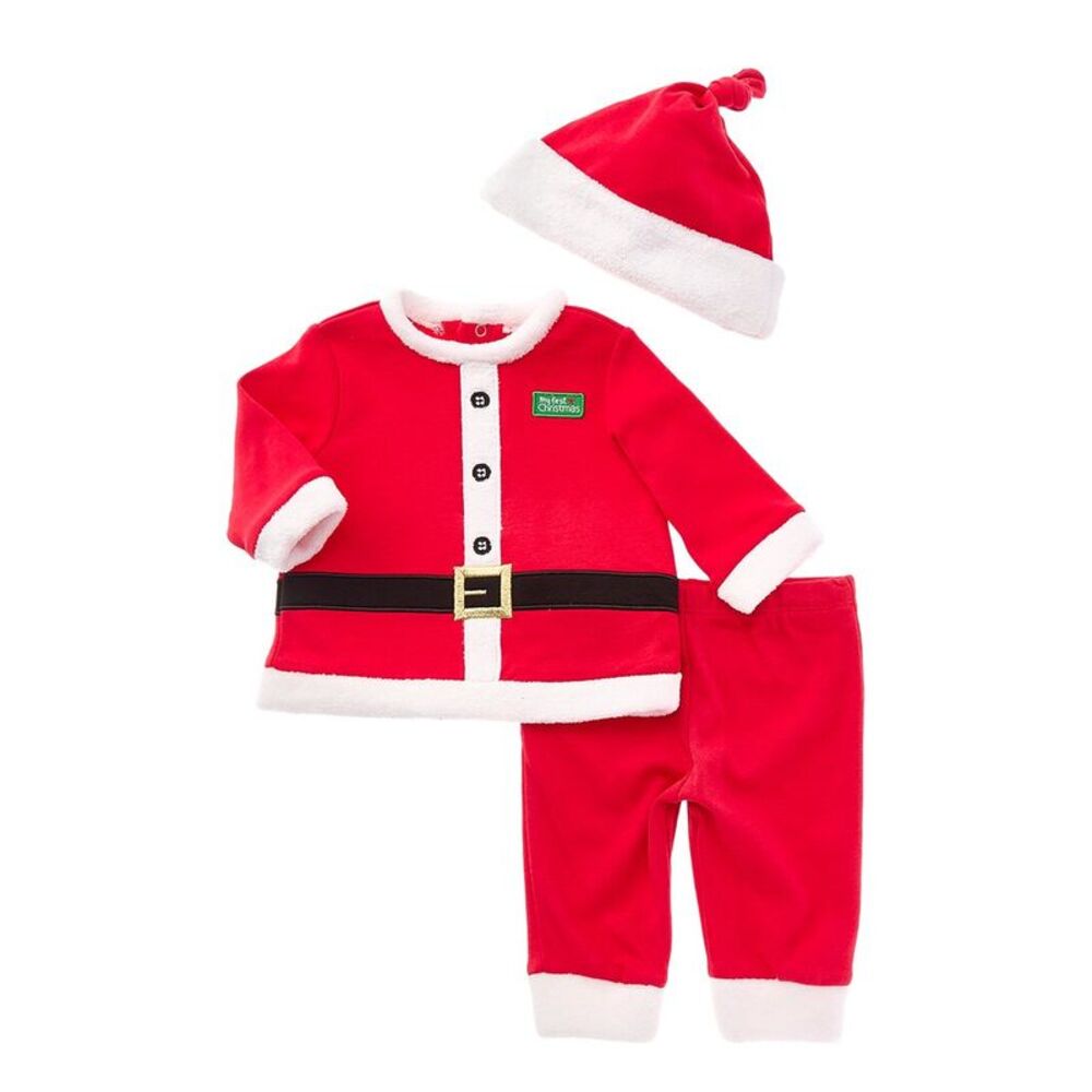 Little Me Girls Santa Suit Set, Red